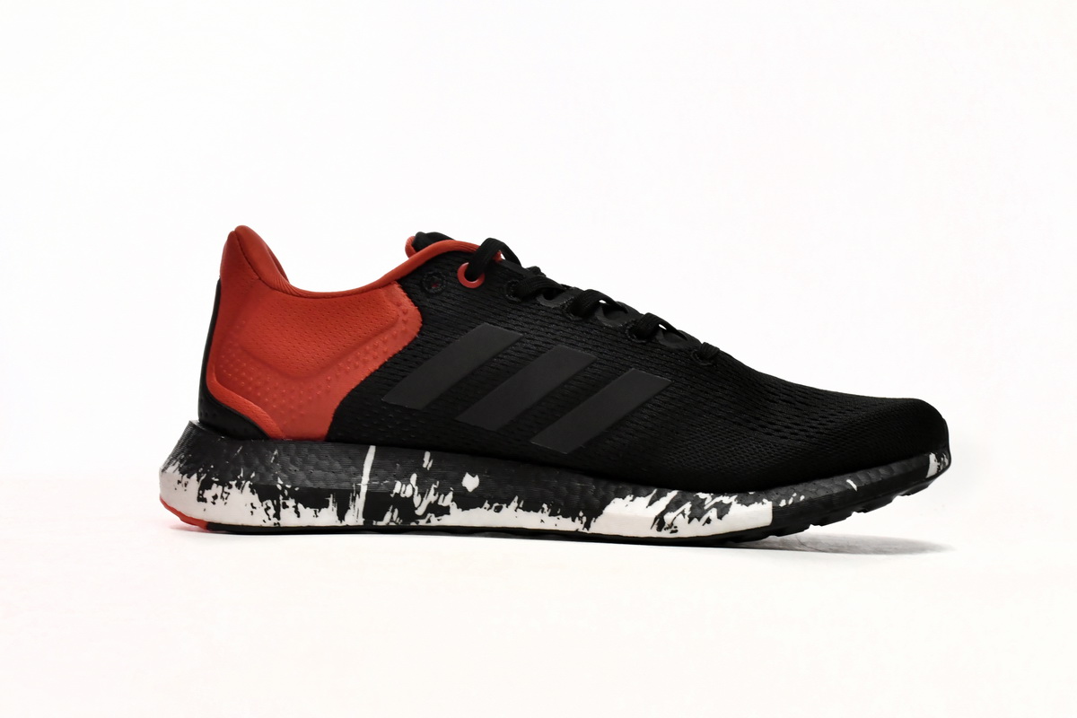 Adidas PureBoost 21 'Core Black Grey Six Vivid Red' GV7702 - Boost Your Performance!