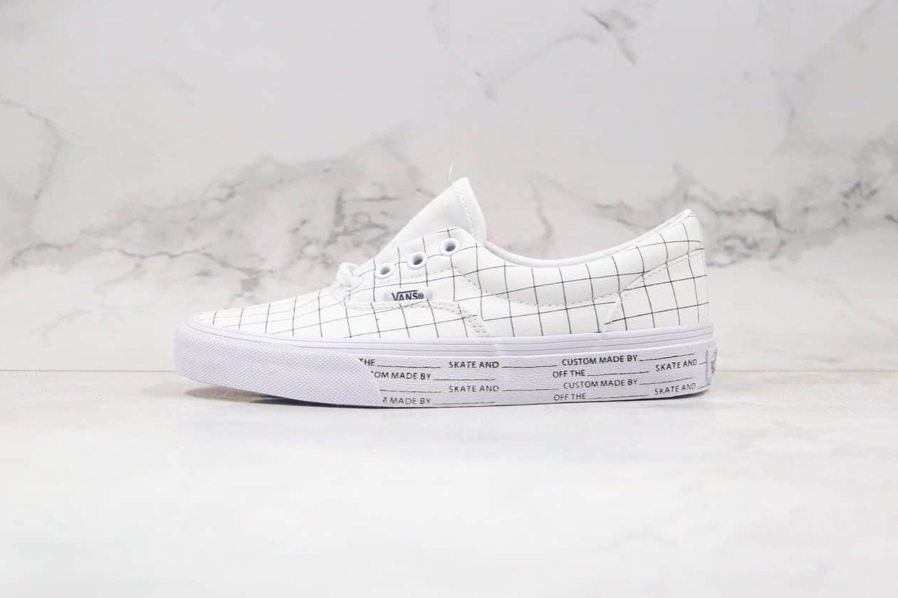 Vans Era Alphabet White Unisex - Classic Sneakers for All