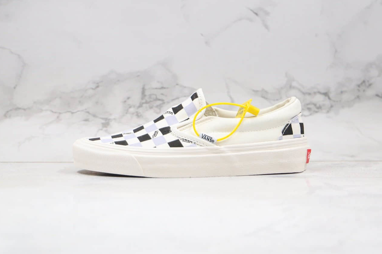 Vans Vault Tri-Colored Check Classic Slip-On LX - Stylish and Classic!