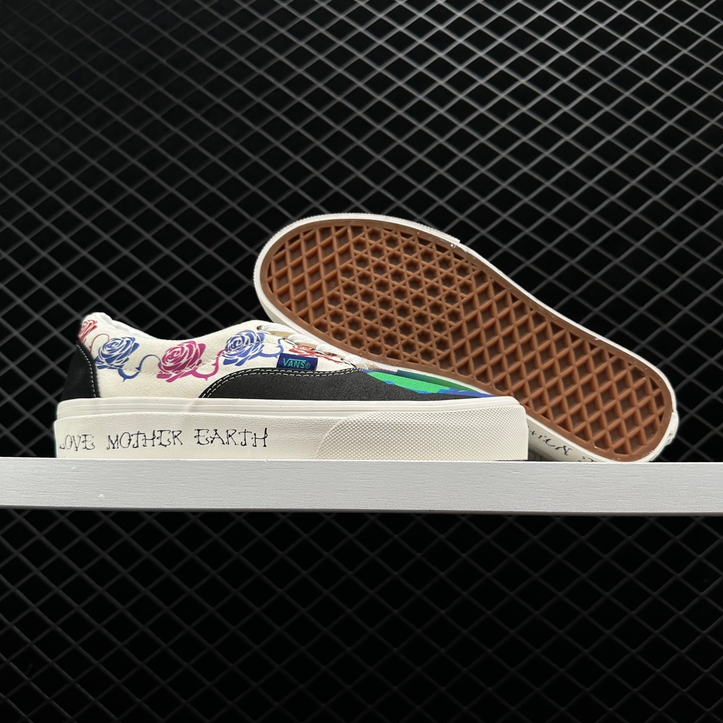Vans Era 'Mother Earth' Black Green Blue VN0A4U39WZ2 - Eco-Friendly Footwear