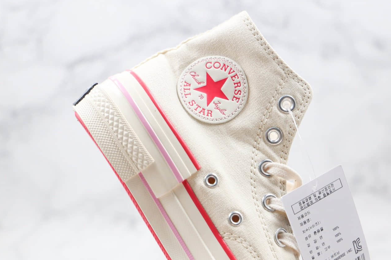 Converse Chuck 70 High 'Popped Color - Carmen Pink' - Vibrantly Stylish and Modern