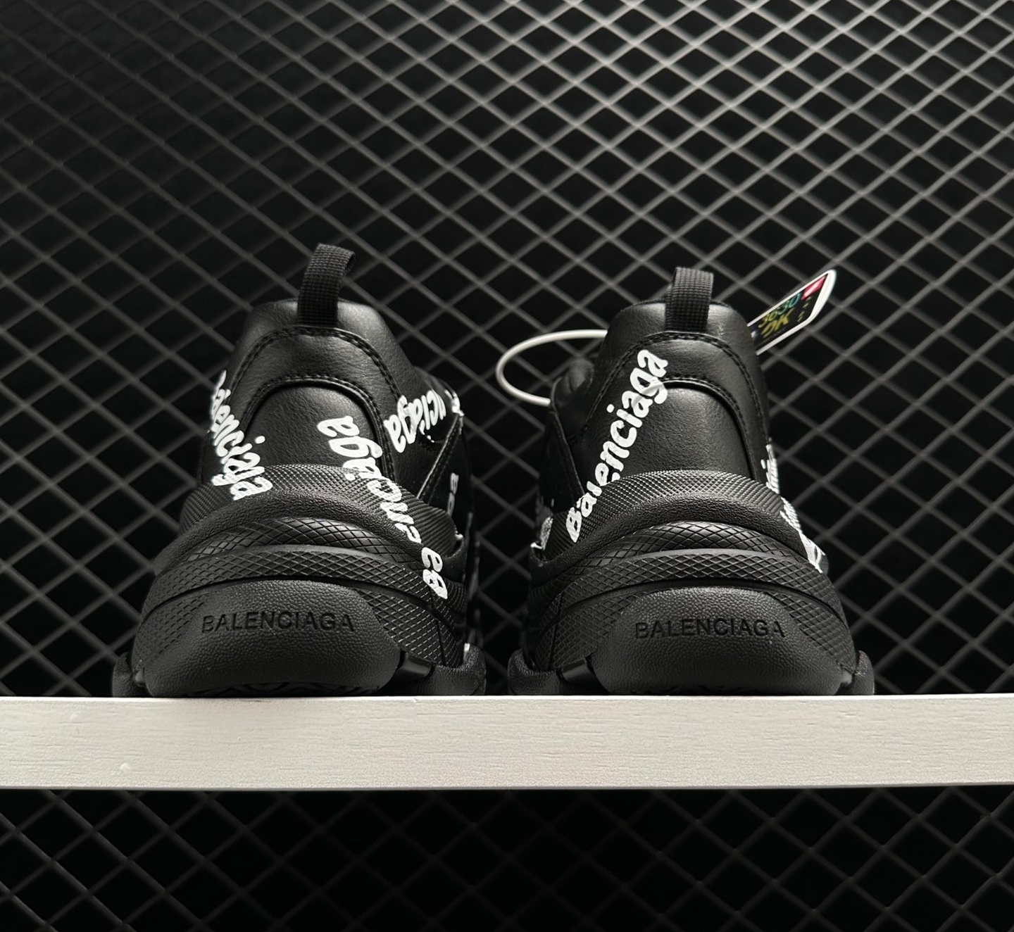 Balenciaga Triple S 'Logotype - Black' 536737 W2FAB 1090 - Shop Now!