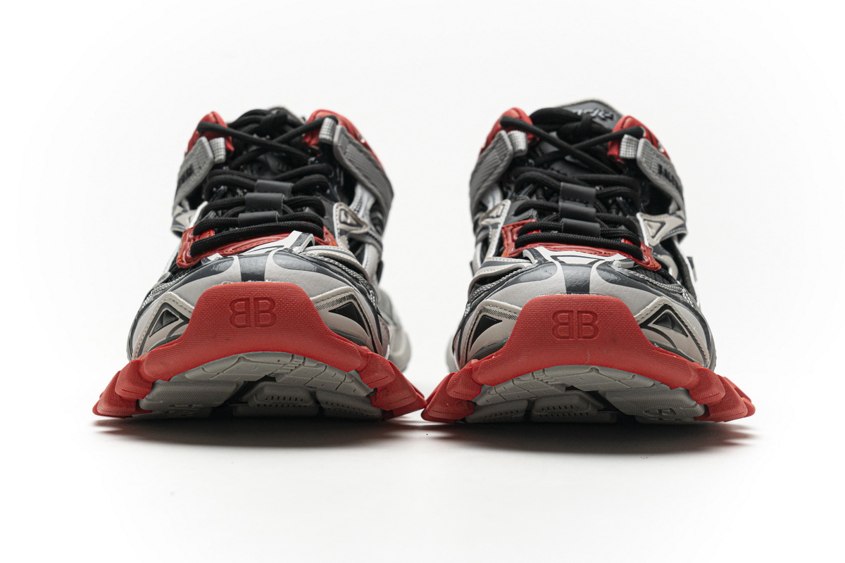 Balenciaga Track 2 Sneaker Grey Red - Latest Release, Limited Stock!