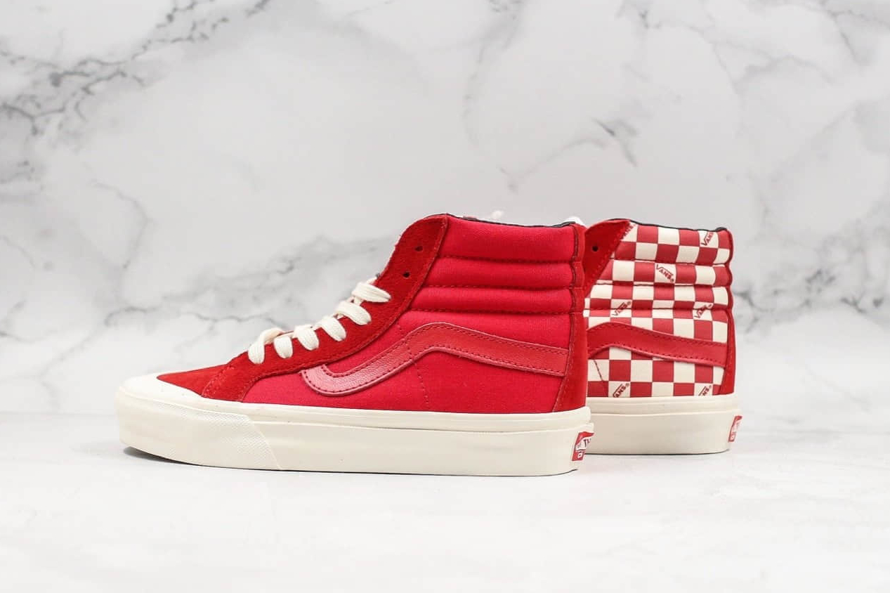Vans OG Style 138 LX Red VN0A3DP9VQC | Classic Sneaker in Vibrant Red