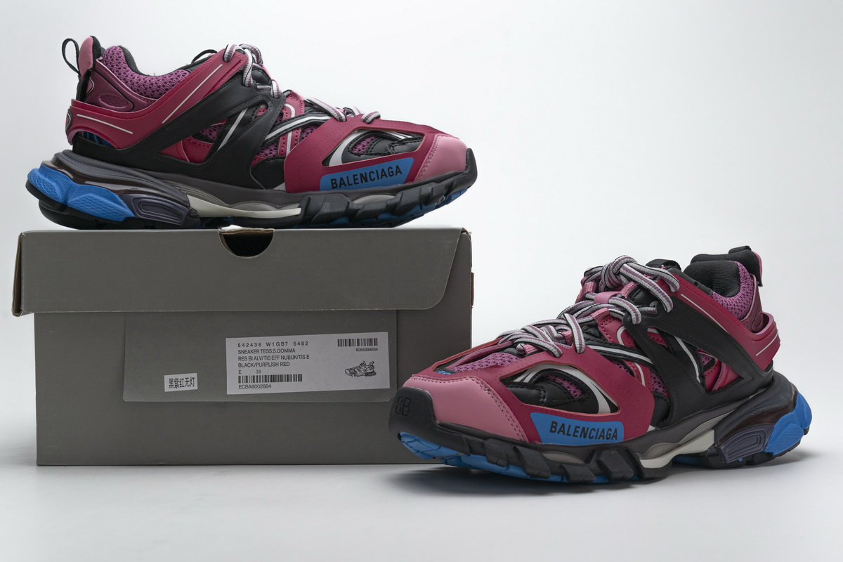 Balenciaga Wmns Track Trainer 'Pink Blue' 542436 W1GB7 5482 | Stylish Women's Sneakers