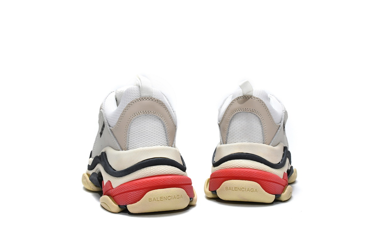 Balenciaga Triple S 'White Black Red' 2019 | Authentic 524037 W09E1 9000