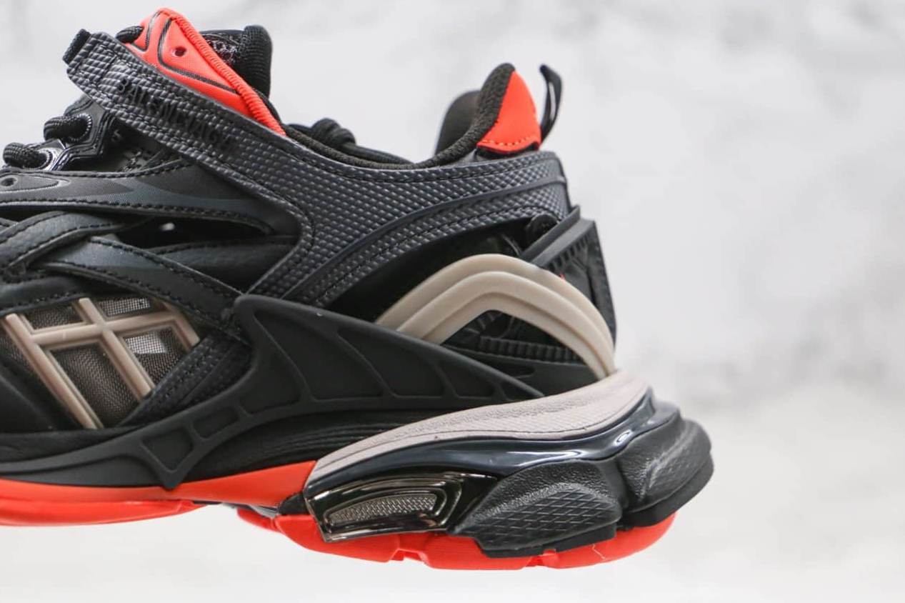 Balenciaga Track.2 Trainer Black Red Grey 568614W2GN31350 - Shop Now!
