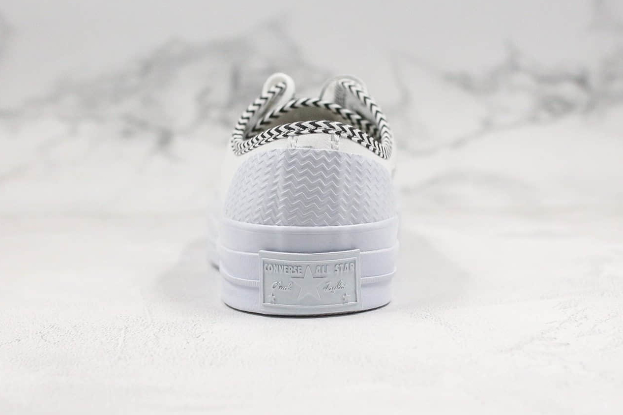 Converse Chuck 1970S Mission-V Low Top Black Stripe Line 'White Black' 565370C