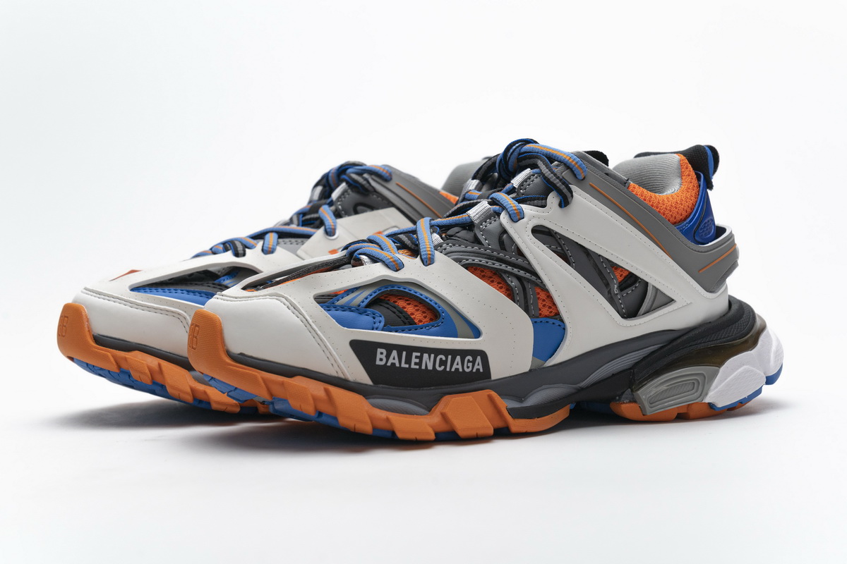 Balenciaga Wmns Track Trainer 542436 W1GB7 7580 - Orange Blue | Limited Edition