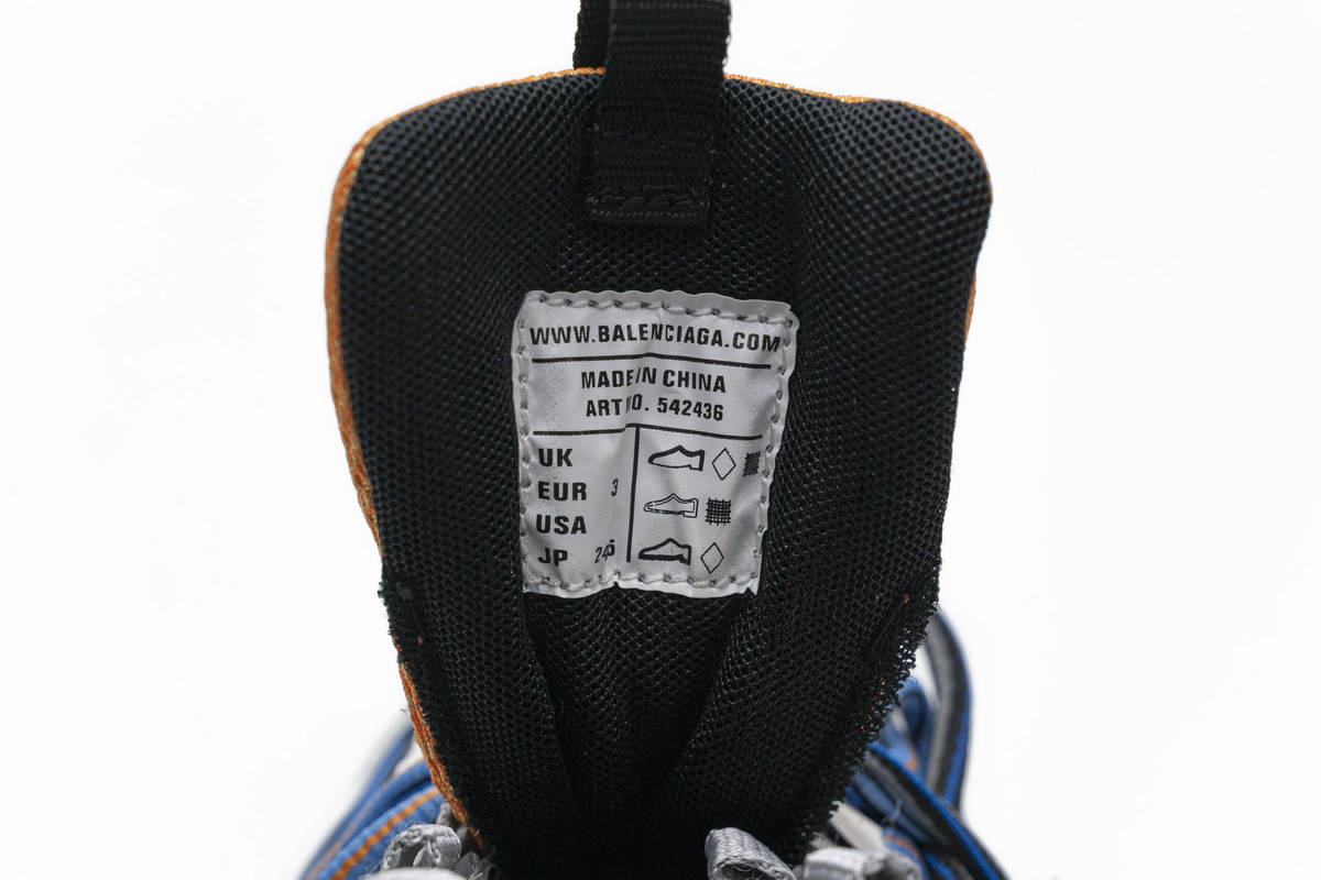 Balenciaga Wmns Track Trainer 542436 W1GB7 7580 - Orange Blue | Limited Edition