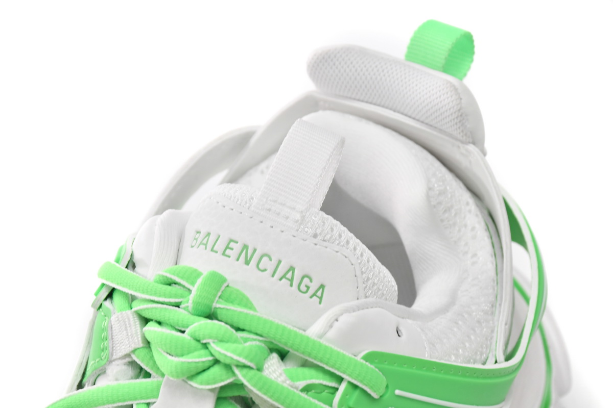 Balenciaga Tess S. White Green 542023 W3HL1 9535 - Stylish and Trendy Women's Sneakers