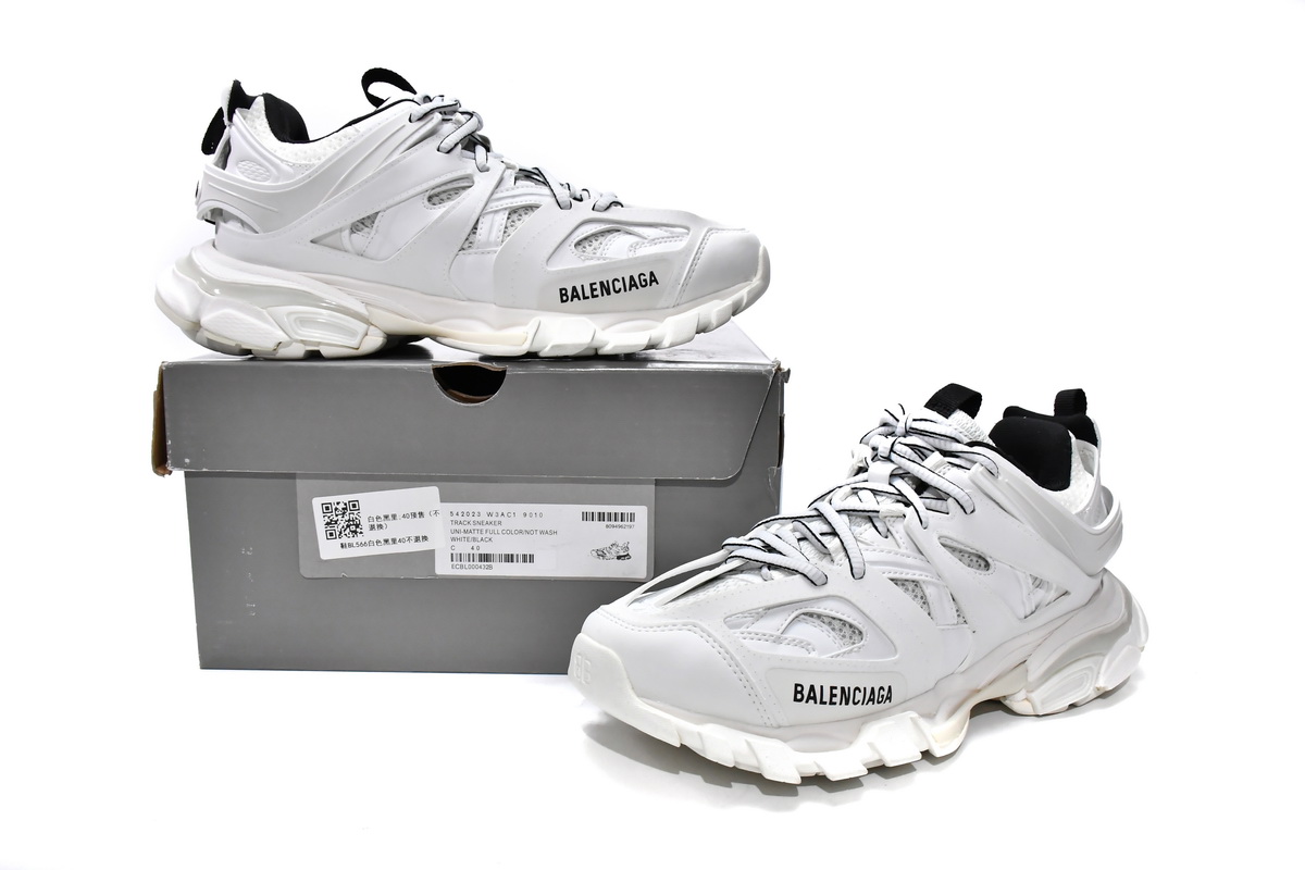 Balenciaga Track Low Cut Daddy Shoes White 542023 W3AC1 9010 - Sleek & Stylish Footwear