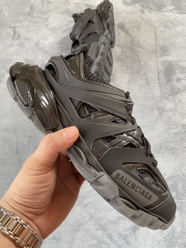 Balenciaga Track Clear Sole Low-Top Sports Shoes Black 647742 W3BM1 1000