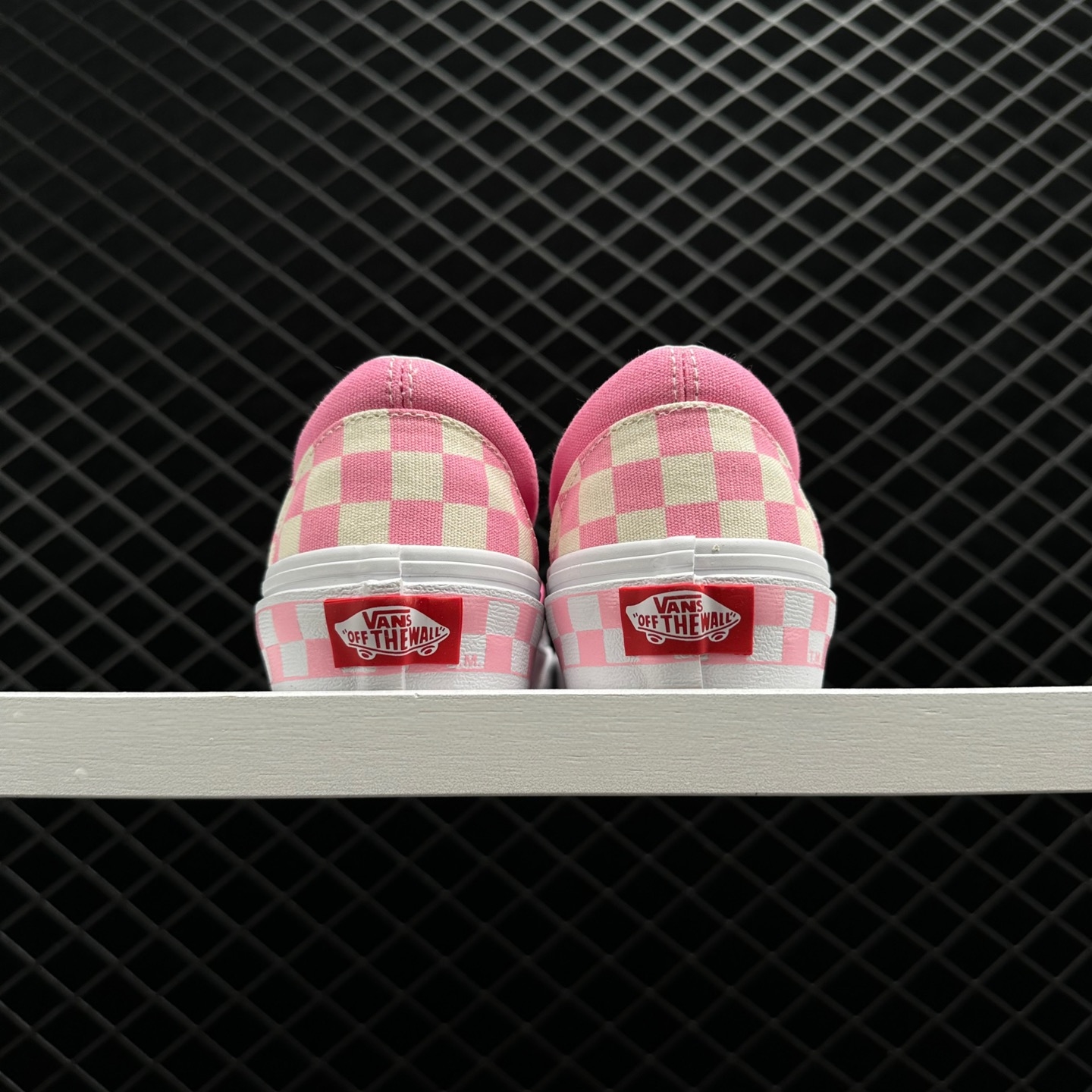 Vans Classic Slip-On Sidewall Check Coral Blush VN0A38F7RA8 - Stylish and Comfortable Slip-On Shoes