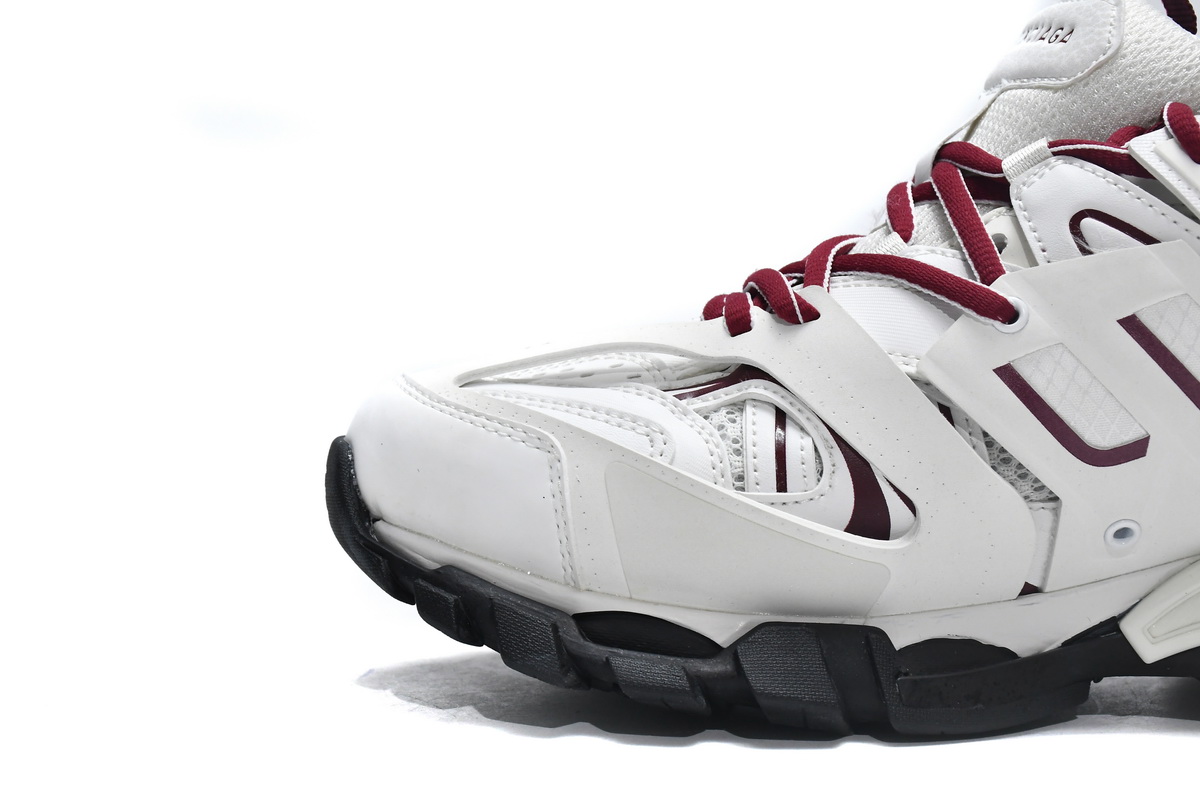 Balenciaga Tess S White Claret Red 542436 W1JH 1915 - Stylish and Chic Women's Sneakers