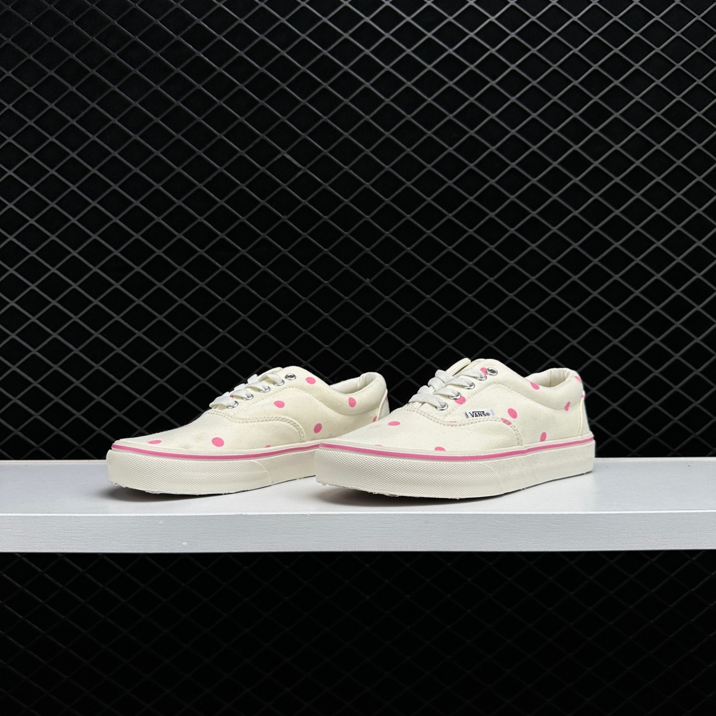 Vans CDG Girl x Vault OG Era LX 'White Pink' VN0A4BVA2ZU - Limited Edition Stylish Sneakers