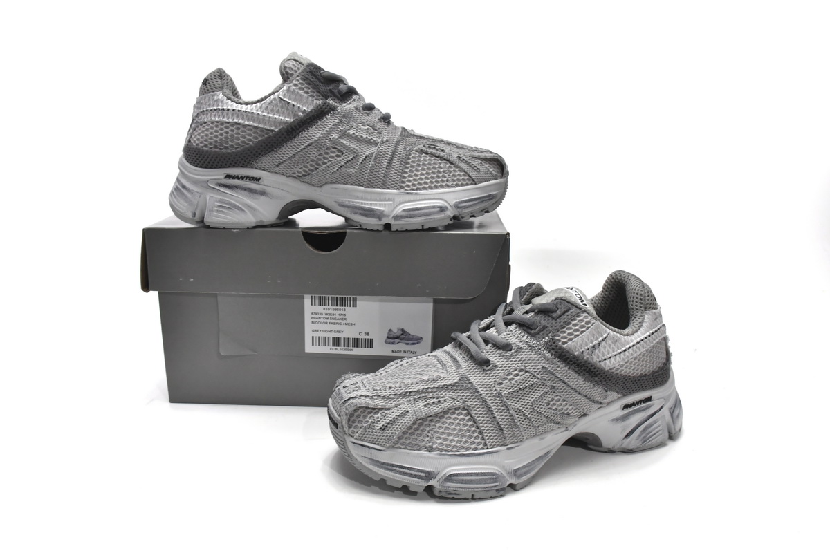 Balenciaga Phantom Sneaker Grey 679339 W2E91 1715 - Trendy and Stylish Footwear