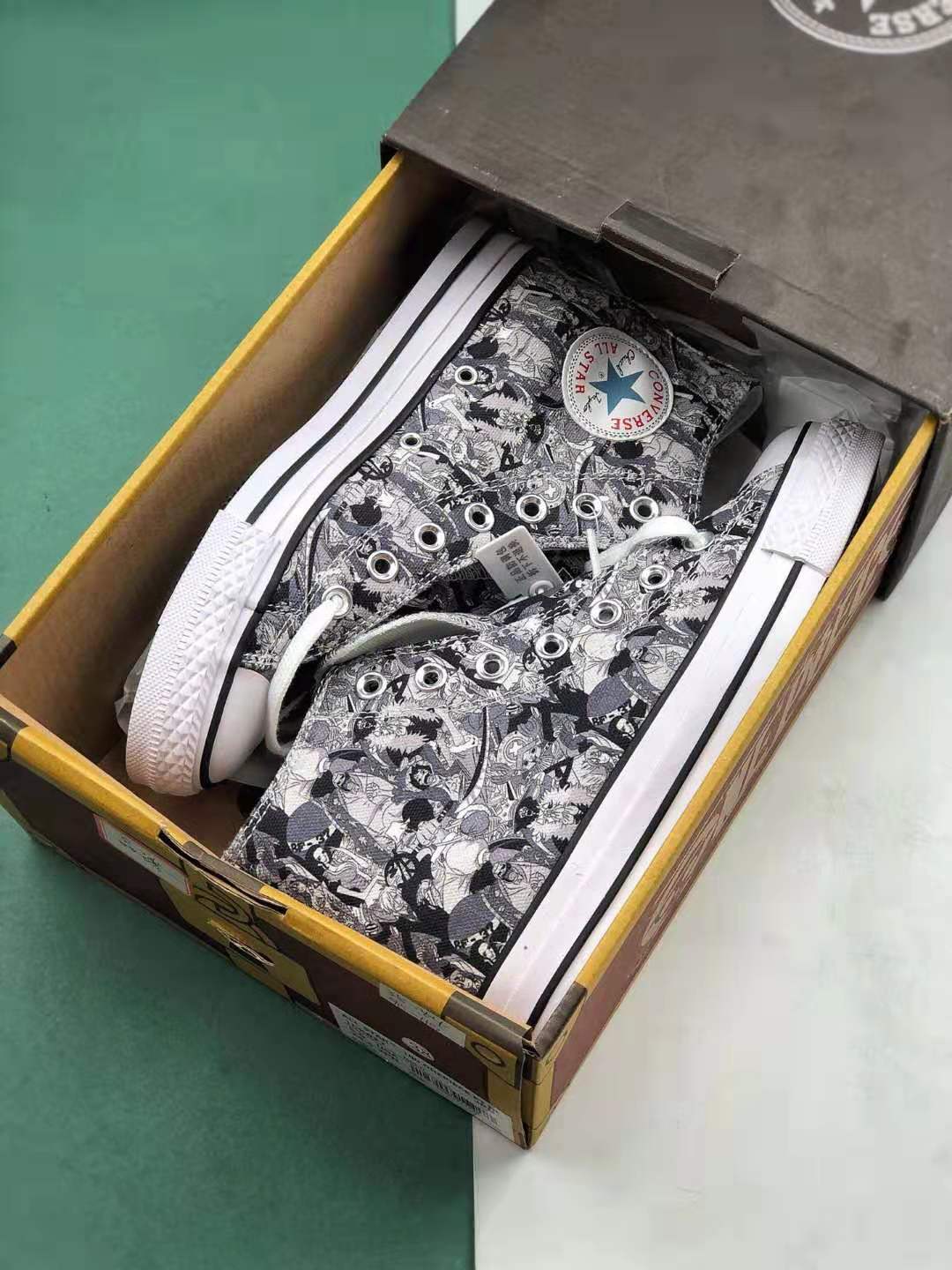 One Piece x Converse Chuck Taylor All Star 100 PT HI Canvas Shoes Multicolor 1CK827