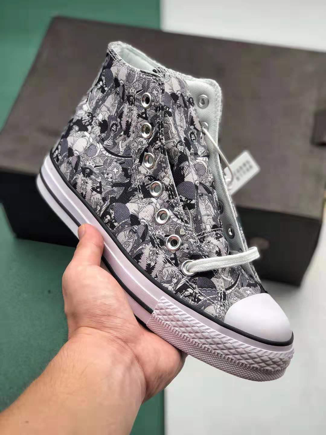 One Piece x Converse Chuck Taylor All Star 100 PT HI Canvas Shoes Multicolor 1CK827