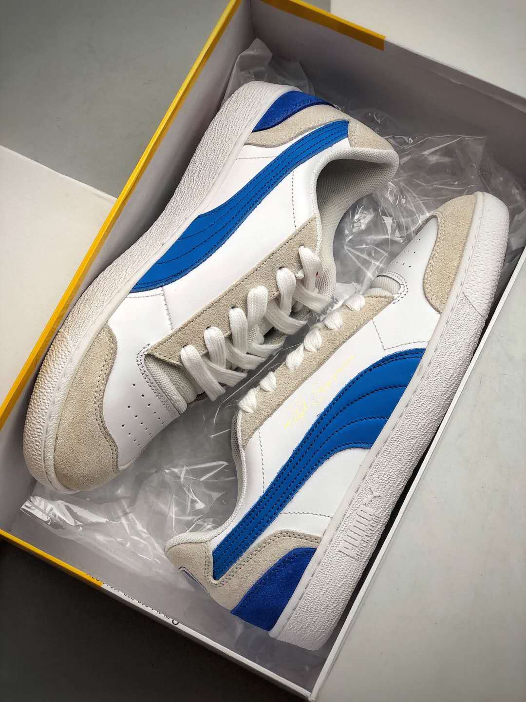Puma Ralph Sampson Low Vintage - White Dazzling Blue 371767-01 | Shop Now