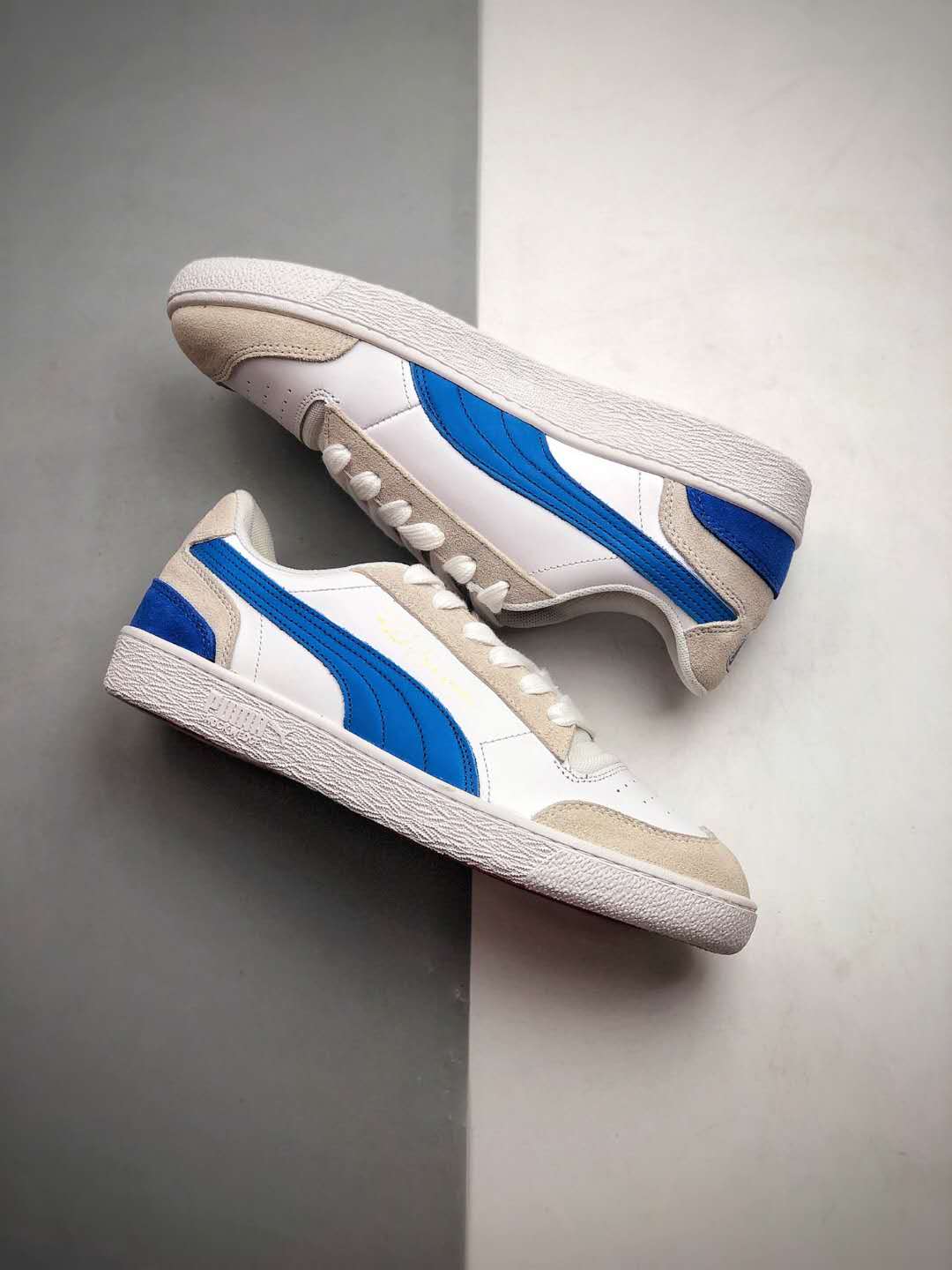 Puma Ralph Sampson Low Vintage - White Dazzling Blue 371767-01 | Shop Now
