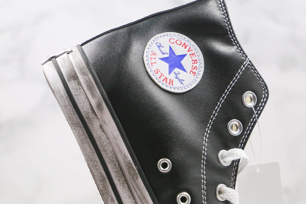 Converse Chuck Taylor All Star Vintage Leather Black White Shoes