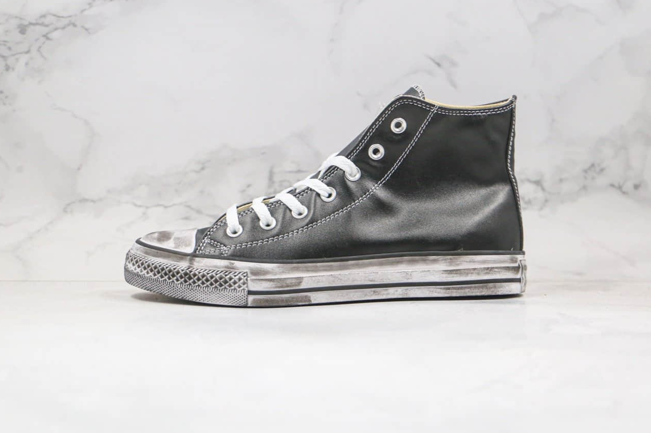 Converse Chuck Taylor All Star Vintage Leather Black White Shoes