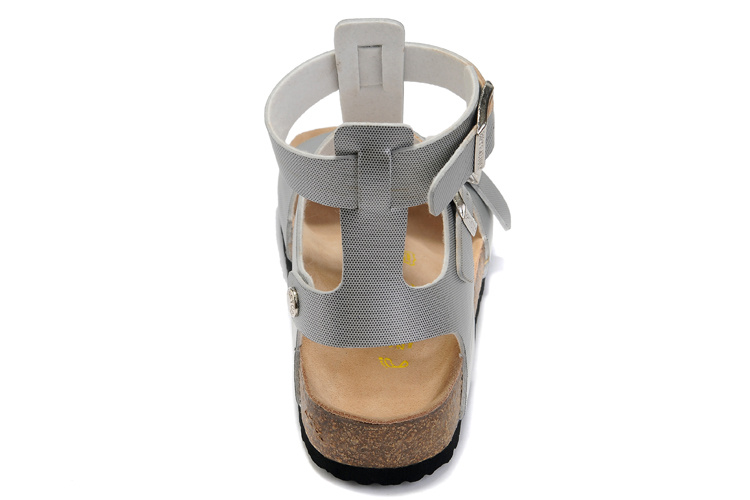 Birkenstock Chania Snakeskin Silver Sandals - Stylish and Comfortable!