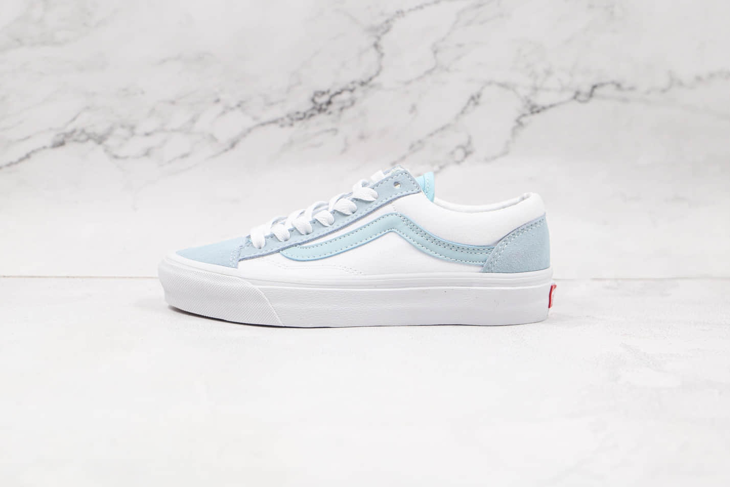 Vans Style 36 Splicing Contrasting Colors Low Tops Casual Skateboarding Shoes Blue Unisex