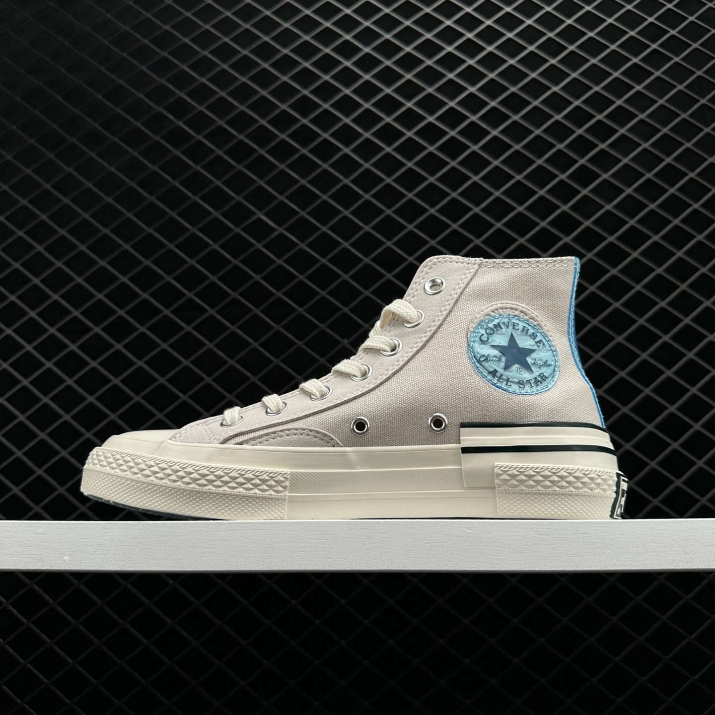 Converse Chuck 70 High 'Grey Ivory Blue' A04286C - Stylish and Versatile Footwear