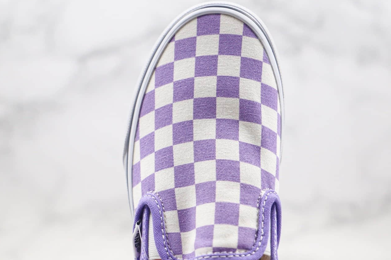 Vans Classic Slip-On Checkerboard Violet Tulip - Shop Now!