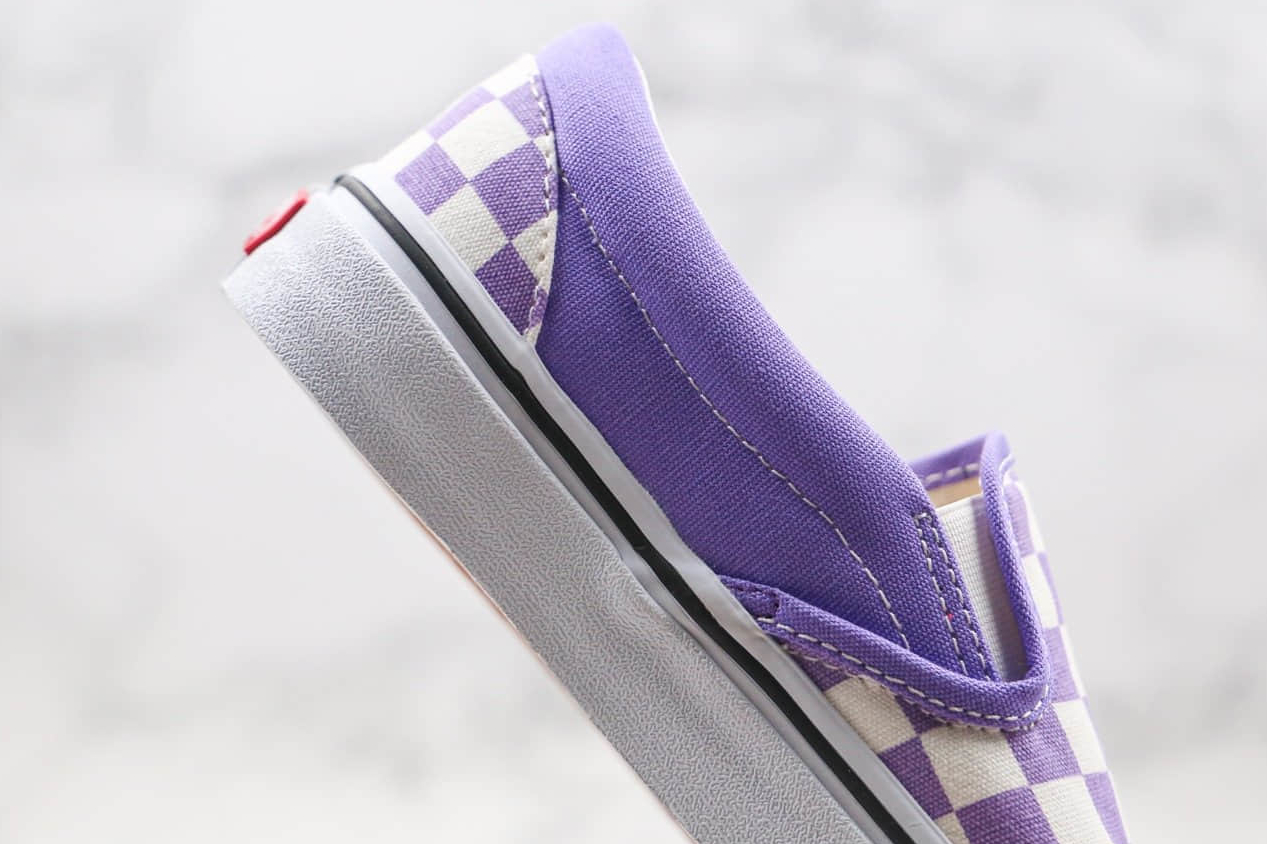 Vans Classic Slip-On Checkerboard Violet Tulip - Shop Now!