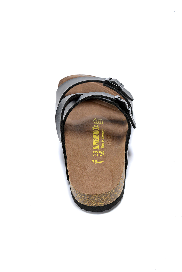 Birkenstock Salina Birko-Flor Black Sandals | Summer Beach Footwear