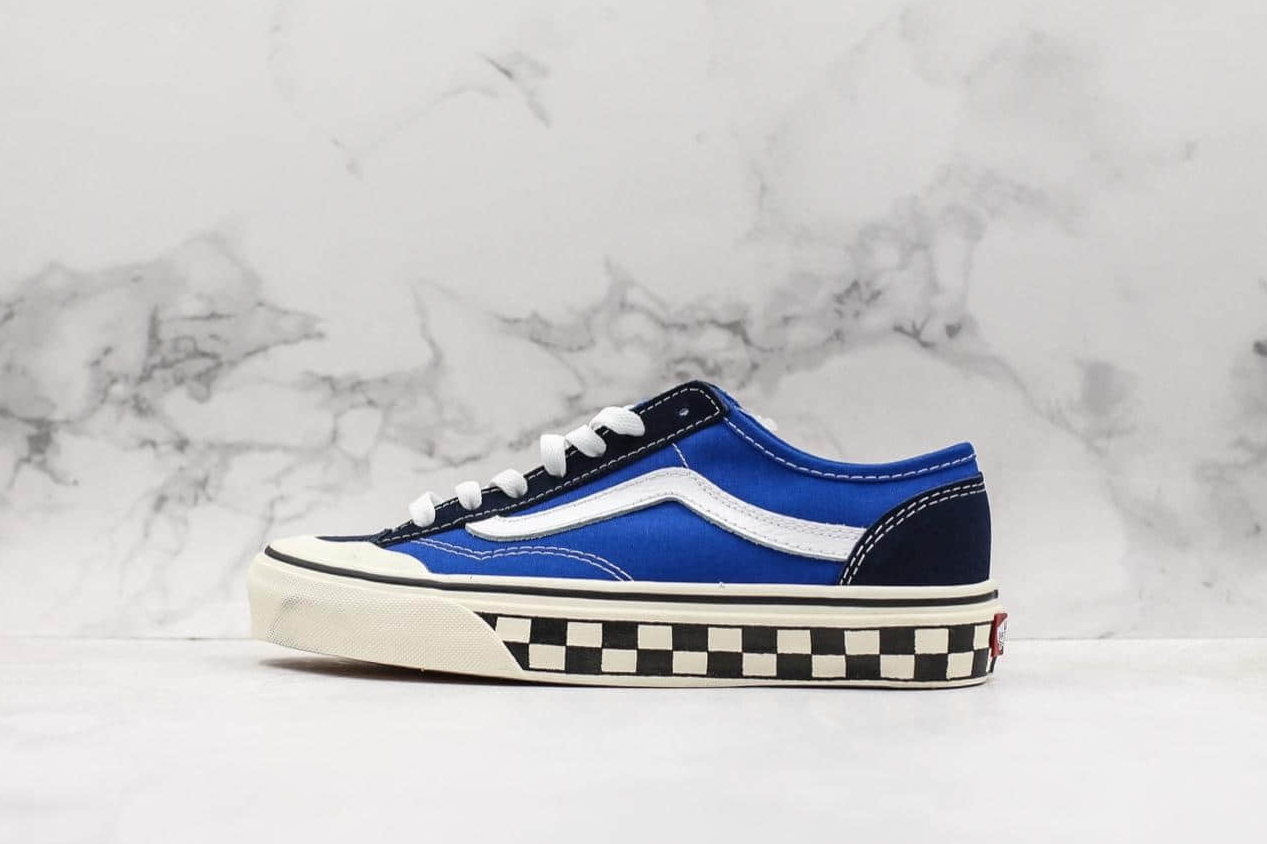 Vans Checkerboard Style 36 Decon SF 'True Blue Marshmallow' - Classic and Stylish Footwear