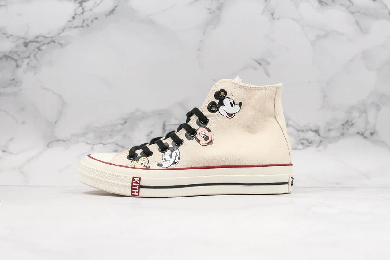 Converse KITH x Disney x Chuck 70 'Mickey Mouse Portrait' 167510C - Exclusive Collaboration for Sneakerheads!