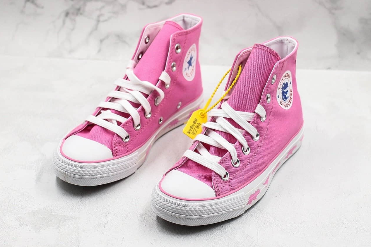 Converse Chuck Taylor All Star Dinoverse High Top Pink White - Trendy and Stylish Footwear for All Ages