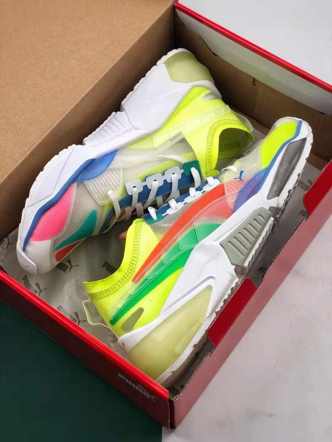 Puma LQDCELL Optic Sheer 'Multicolor' 192560-01 | Trendy Athletic Sneakers