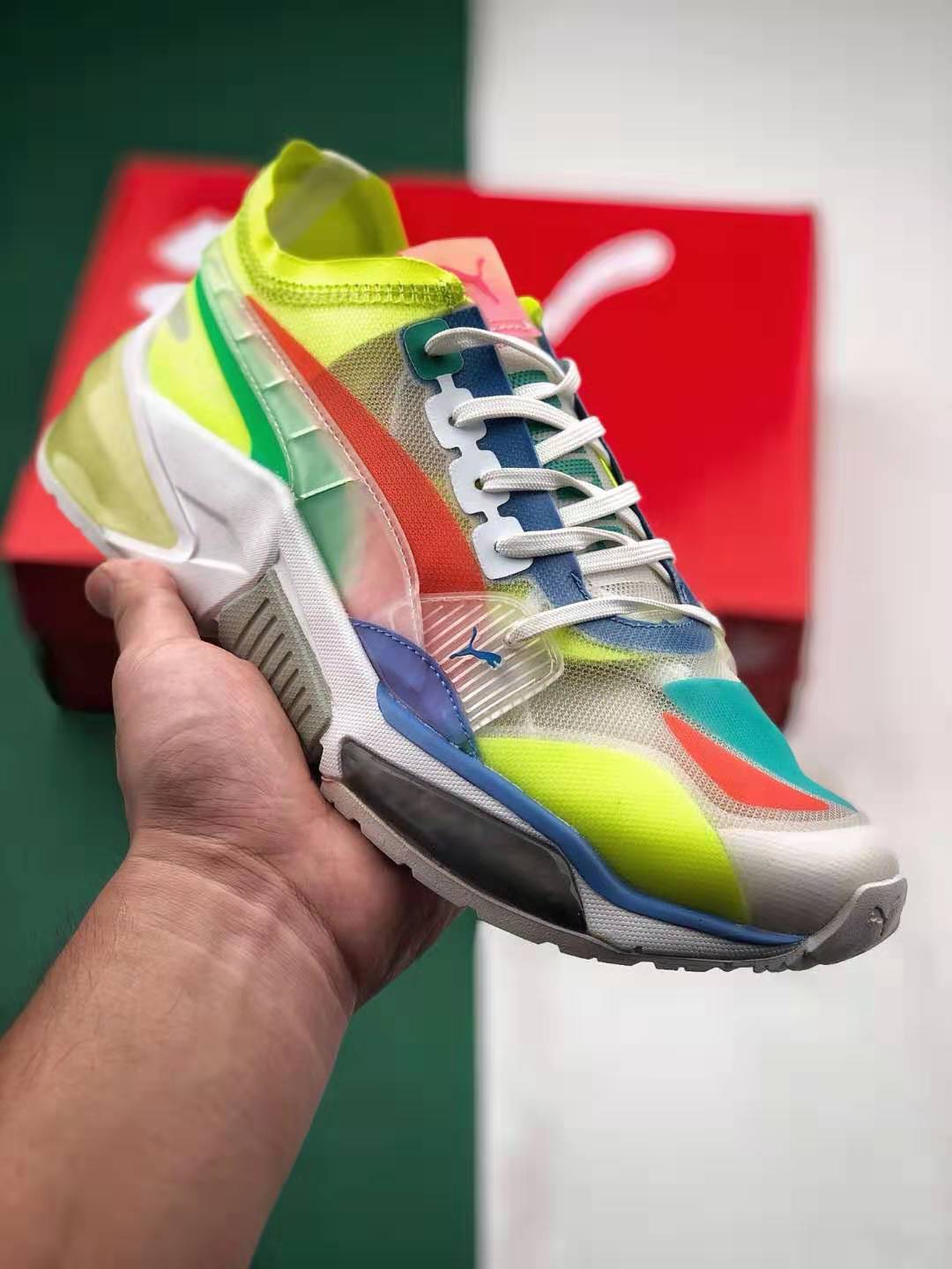 Puma LQDCELL Optic Sheer 'Multicolor' 192560-01 | Trendy Athletic Sneakers