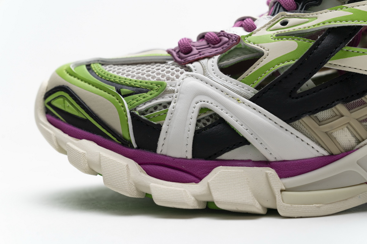 Balenciaga Track.2 Trainer 'Pink Green' 568615 W2GN3 9199 - Stylish and Vibrant Footwear for Trendsetters