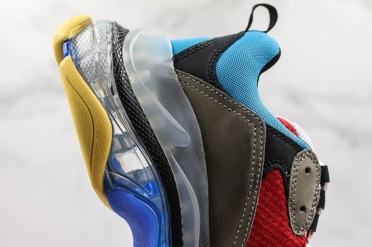 Balenciaga Triple S Blue Red Multicolor - Stylish and Bold Sneakers