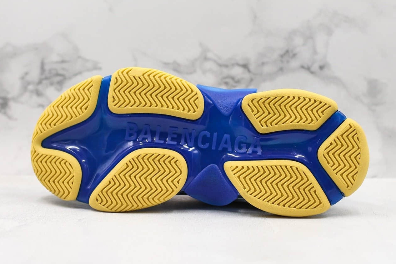 Balenciaga Triple S Blue Red Multicolor - Stylish and Bold Sneakers