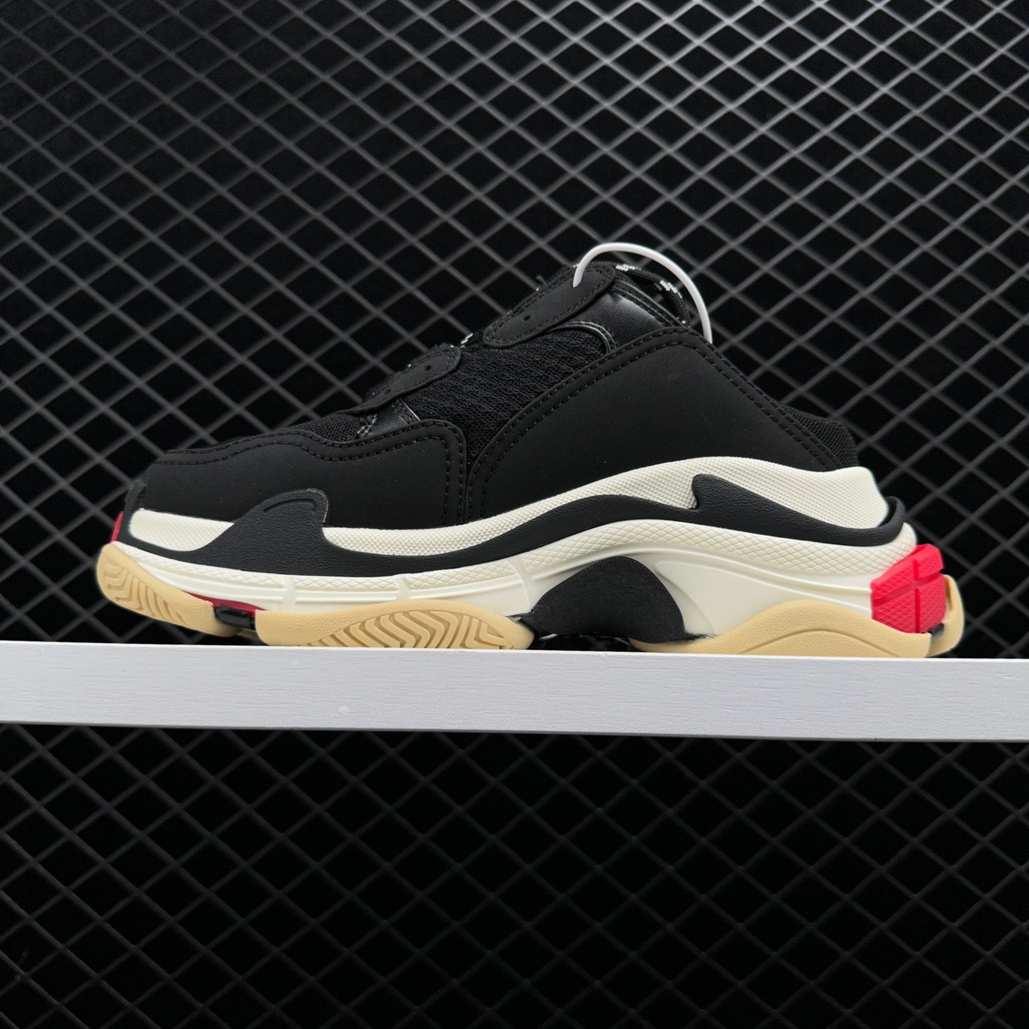 Balenciaga Triple S Black White Red - 2018 Reissue | 524037W09O11000