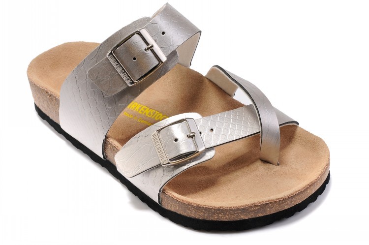 Birkenstock Mayari Snakeskin Silver Sandals | Trendy and Comfortable Footwear