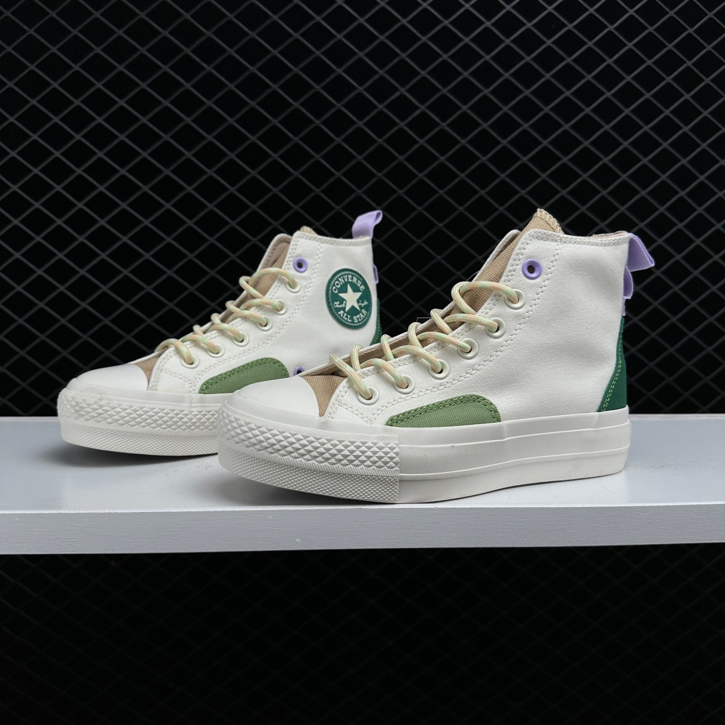 Converse Chuck Taylor All Star Lift Platform High 'Colorblock Overlay - Algae Coast' | Wmns A05127C
