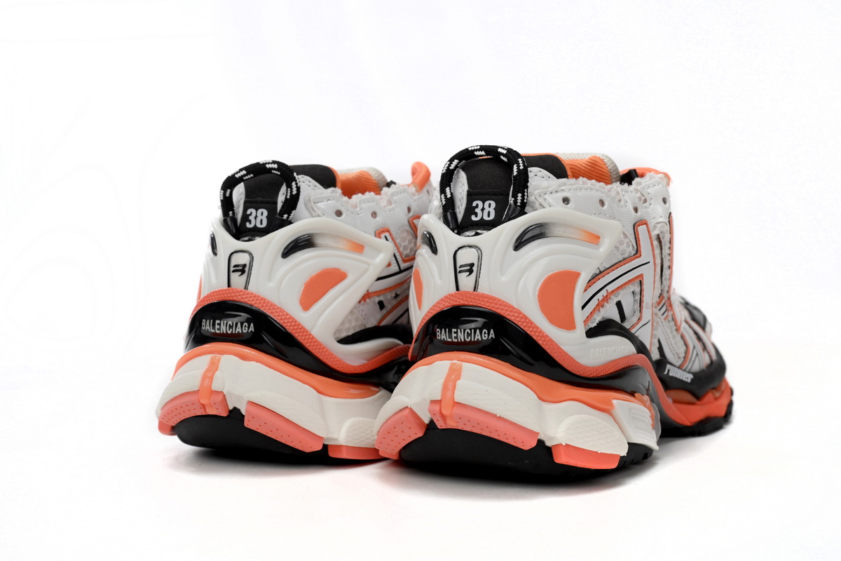 Balenciaga Runner Orange Black 677402 W3RB7 9051 - Stylish & Trendy Footwear