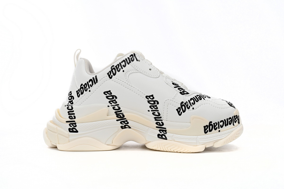 Balenciaga Wmns Triple S 'Logotype - White' 524039 W2FAB 9010 | Trendy Women's Sneakers