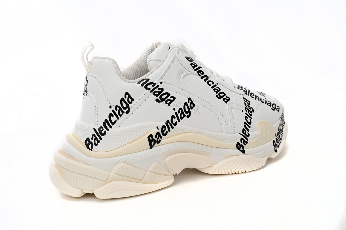 Balenciaga Wmns Triple S 'Logotype - White' 524039 W2FAB 9010 | Trendy Women's Sneakers