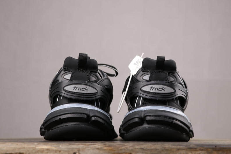 Balenciaga Track 1.0 Nylon Vintage Sneakers Black 542023W1GB11000- Shop Now!
