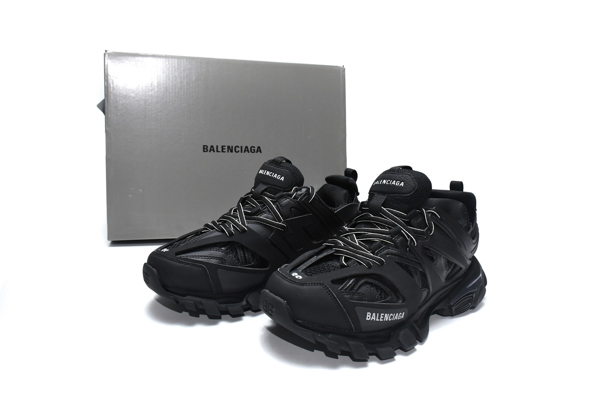 Balenciaga Track Sport Shoes Black 542436 W1GB1 1000 - Premium Athletic Footwear
